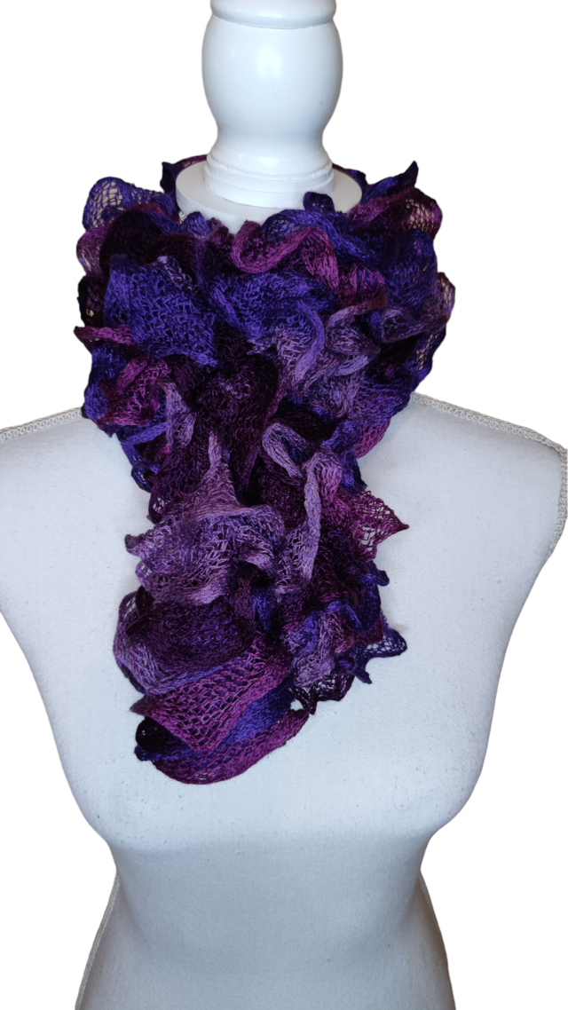 Écharpe dégradé violet 