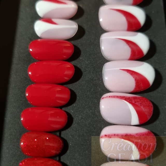 RED ARLEQUIN LITTLE OVAL S