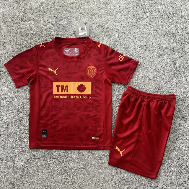 Conjunto camiseta + pantalón NIÑOS 2ª Valencia 25-26