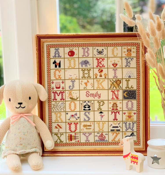 A to Z Birth Sampler Historical Sampler Co