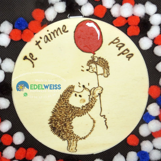 Grand et petit hérisson … je t'aime papa