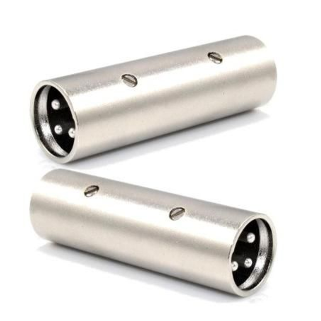 Emenda Cannon Metal Níquel Macho/Macho Cód 181