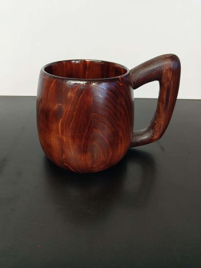 Waldruh – Handgedrechselter Holzbecher 900 ml 