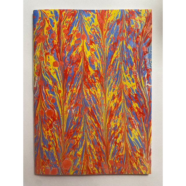 Softbound Notebook, Orange And Yellow Feather