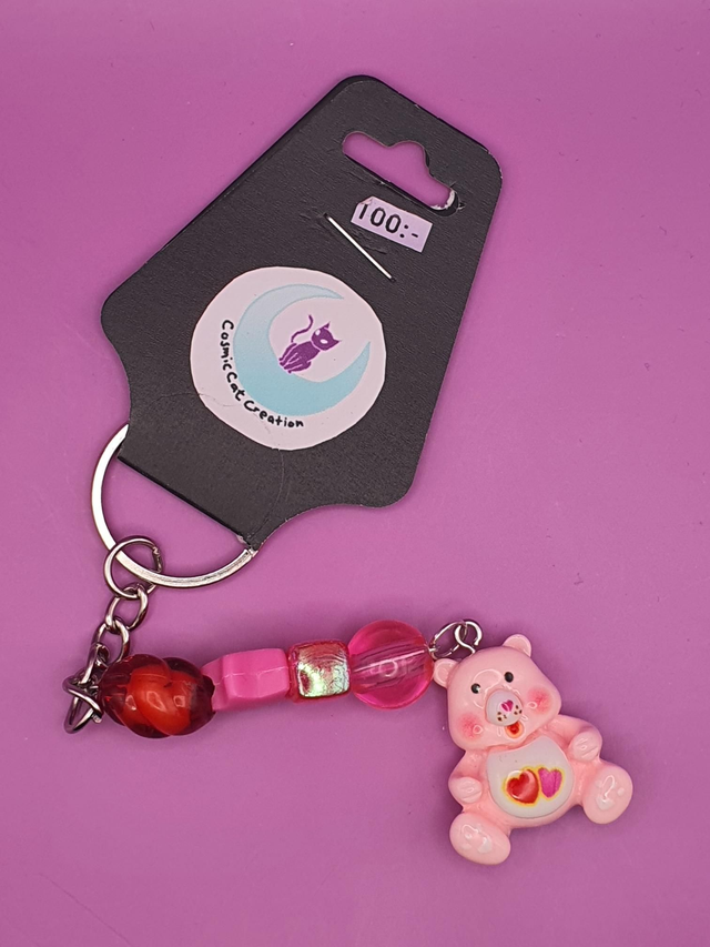 Keychain Care Bears Pink