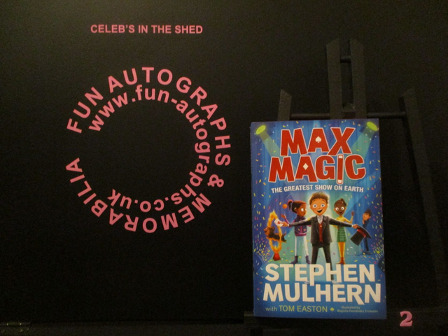 Stephen Mulhern 'Max Magic The Greatest Show On Earth' Authentic Autographed Paperback Book (2)