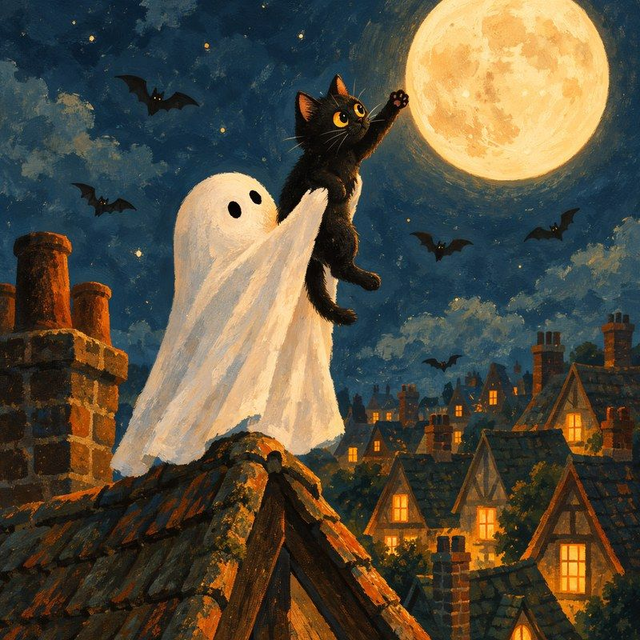 Hausgeist – Die Katze will den Mond