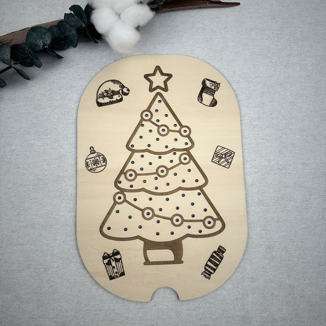 🎄 Plaque d’activité Trofast – Sapin de Noël 🎅