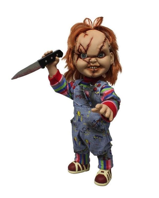 Child&#039;s Play: Chucky (Scarred Face) 15&quot; Talking Figure 
