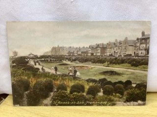 St. Annes-on-Sea, Promenade Gardens, Lancashire, F. Frith &amp; Co. vintage postcard. Our Ref No. R535 £2.50