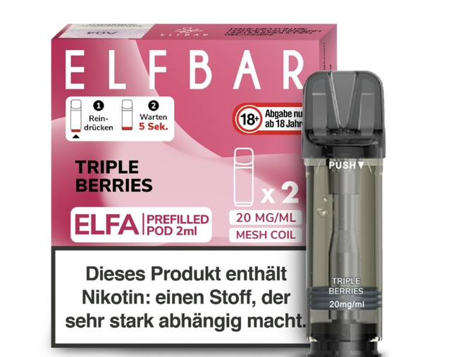ELFBAR ELFA Prefilled Pods – Triple Berries | 20 mg