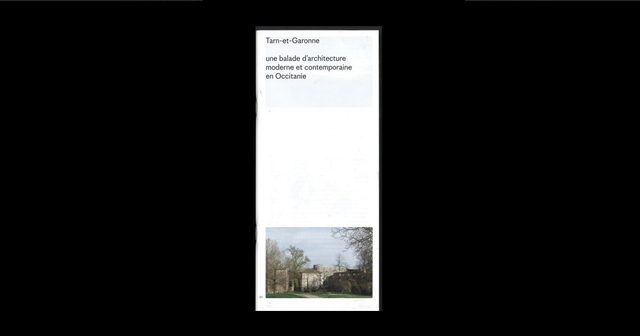 Tarn-et-Garonne - Guide de balade d’architecture moderne et contemporaine