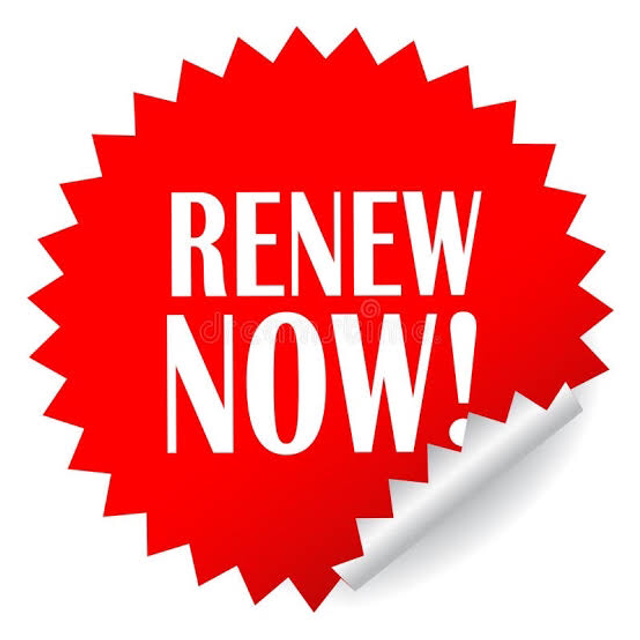 Existing Membership renewal