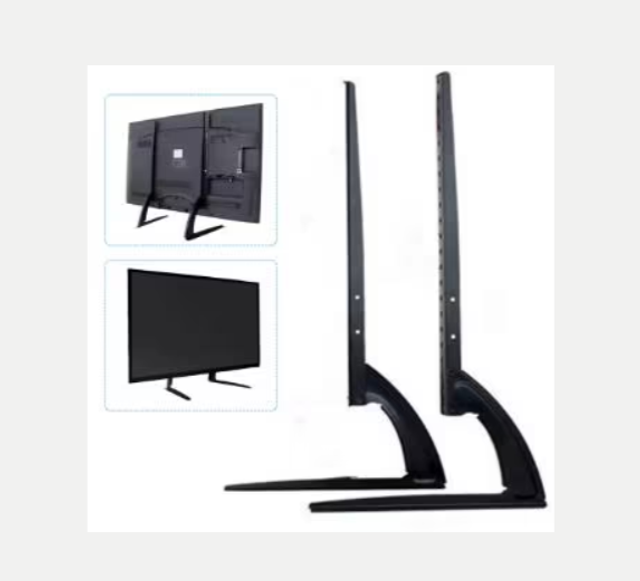 32-70 inch universele TV standaard / 2 poten - Zwart Gloednieuw. 