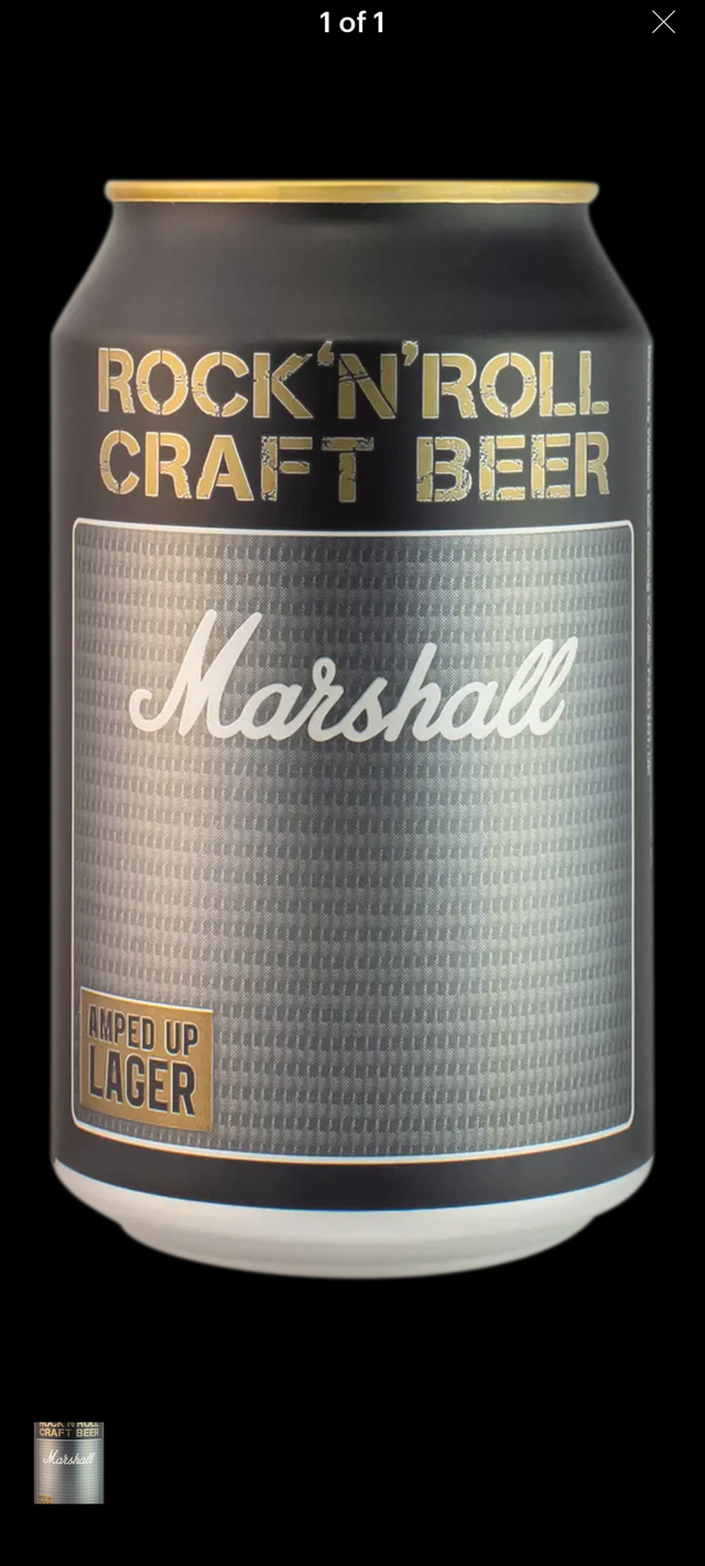 William bros marshall amp rock n roll lager 4.6% 330ml 