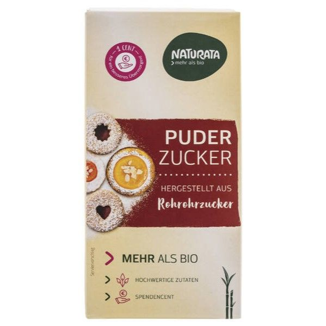 Naturata Puderzucker aus Rohrohrzucker 200g Packung