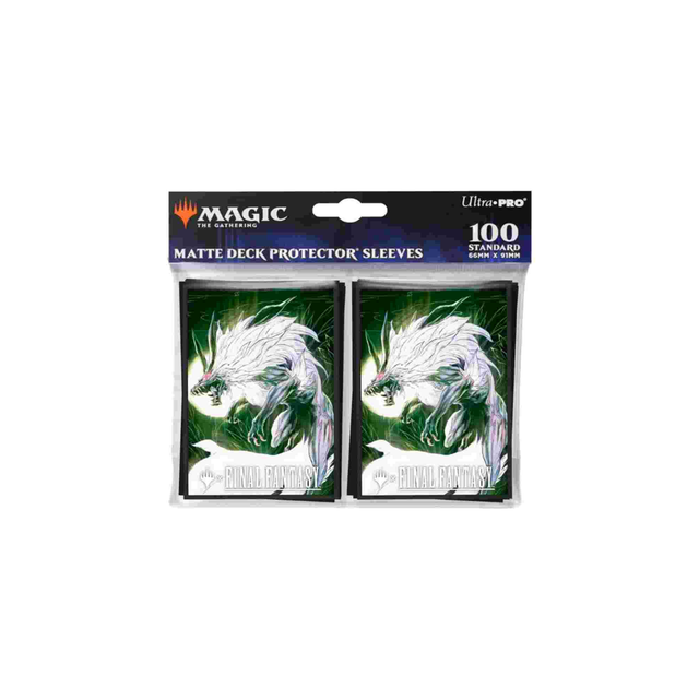 Magic Final Fantasy "Fenrir" 100 Matte Deck Protector Art Sleeves - Ultra Pro  