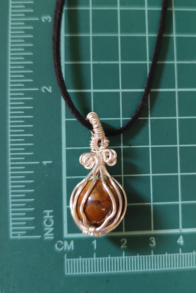 Tigers Eye Sphere Cage