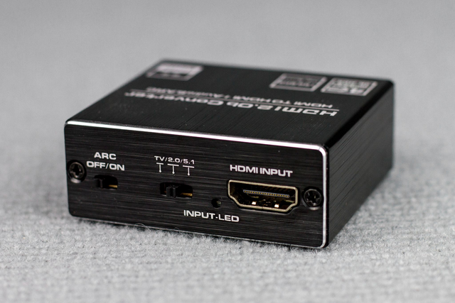HDMI ARC, optikai, analóg hang leválasztó