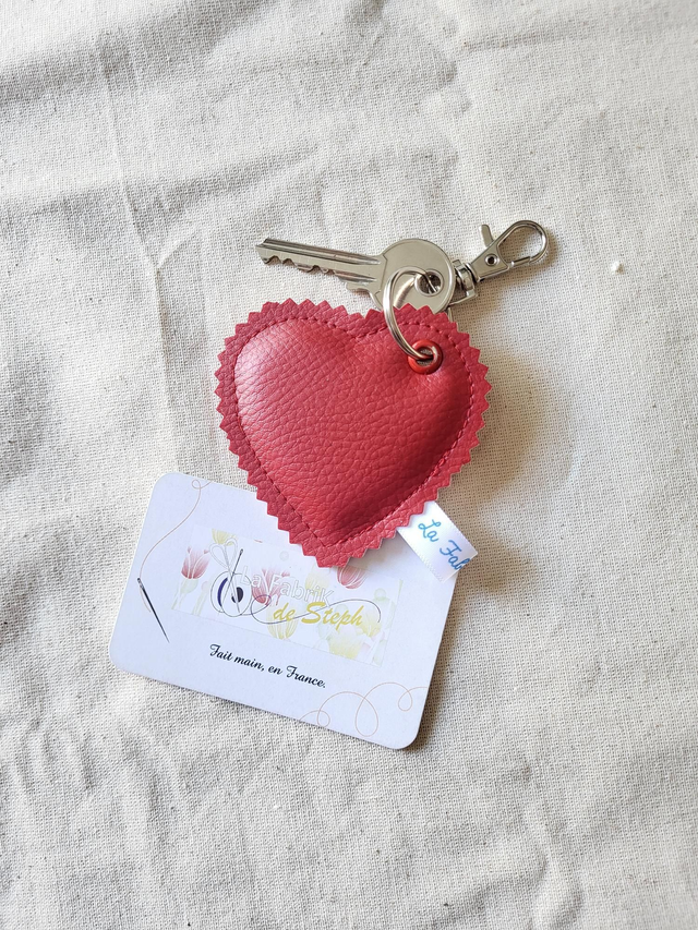 Porte-clé cœur 
