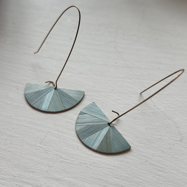 BO demi-rond bleu gris