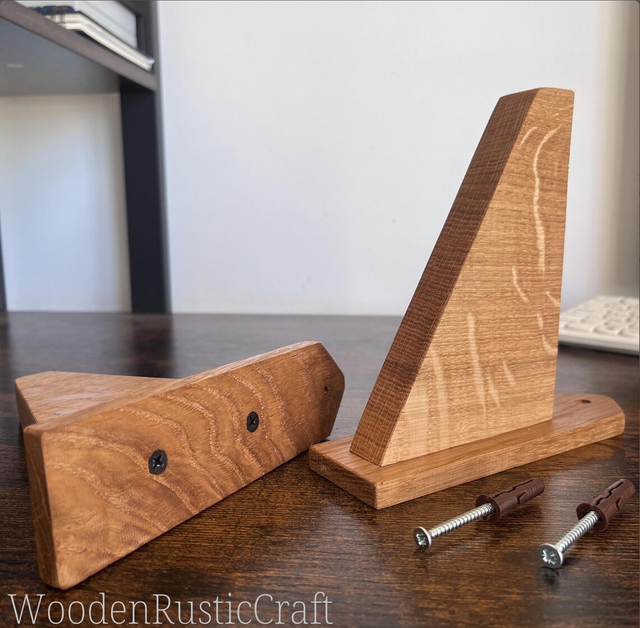 Pair of Wooden Shelf Brackets