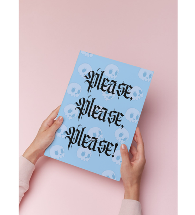 Please, Please, Please Art Print