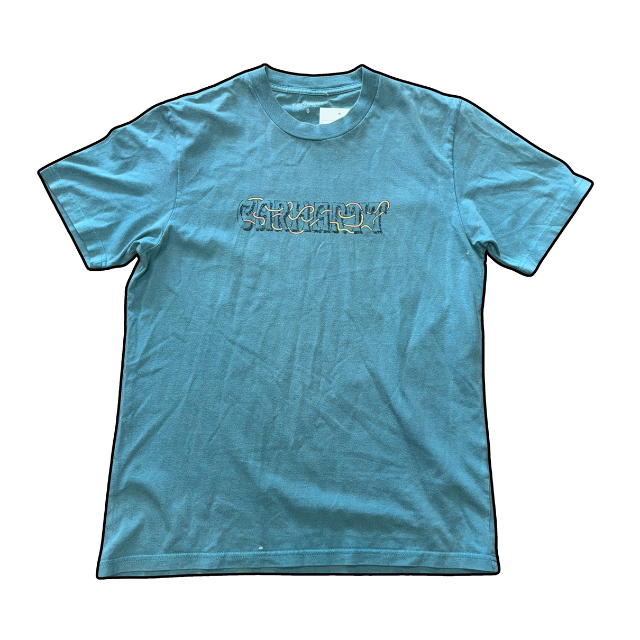 Carhartt Spellout Tee Blue - S