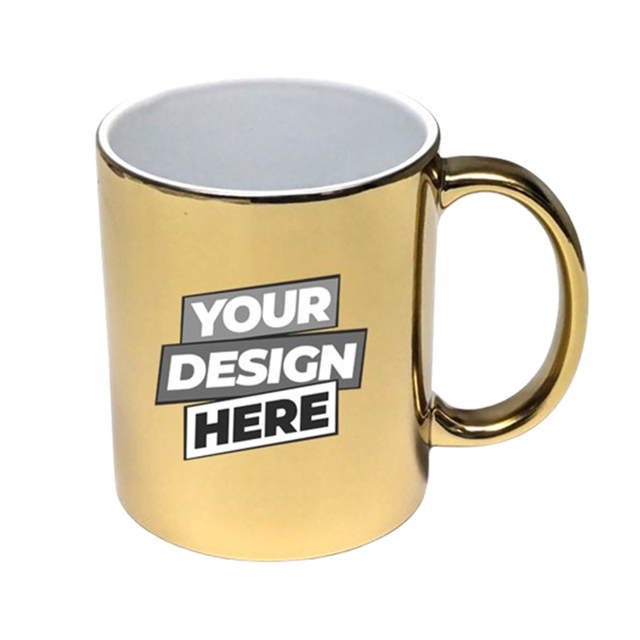 Chrome Mug - Gold