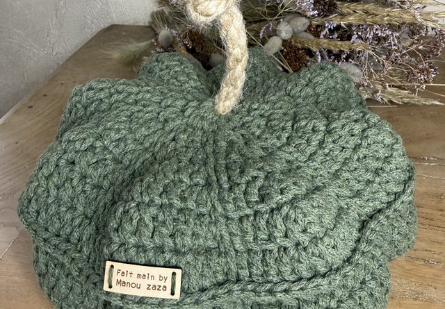 🎃 Bonbonnière Citrouille en Crochet – Déco Halloween & Cosy 🧡 Fait main | Coton recyclé Oeko-Tex |