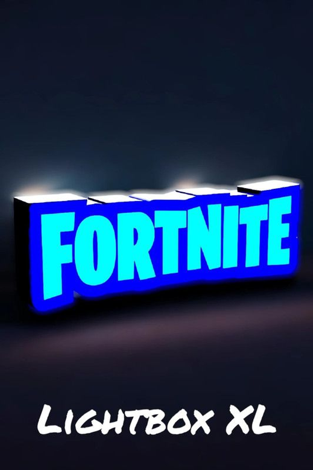 Lampe led Fortnite – Lightbox XL / Déco gaming ultime