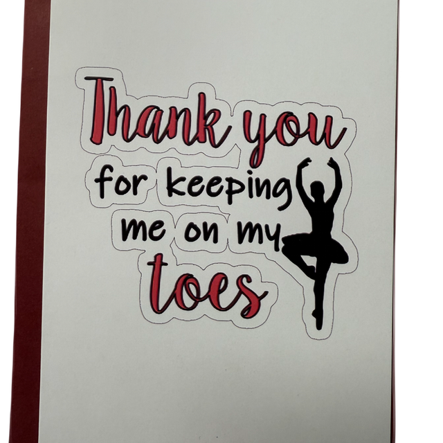 Thank you for keeping… Card