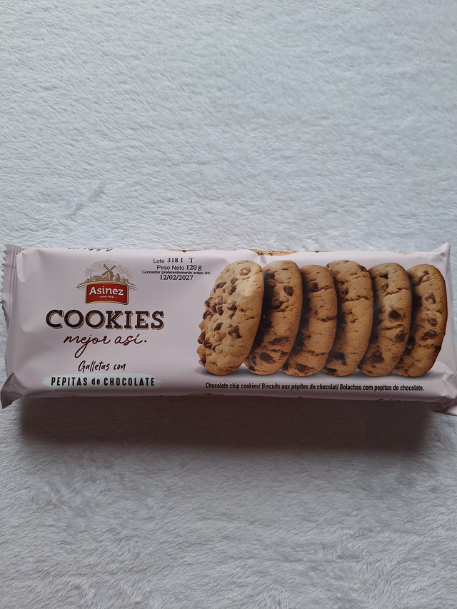 Cookies pépites de chocolat 120g 