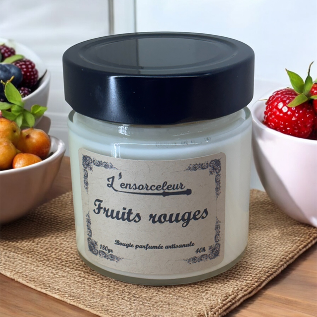 🍓 Bougie Fruits Rouges 
