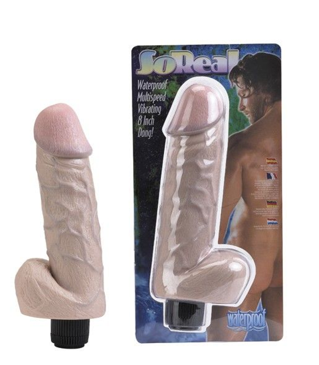 SO REAL Waterproof Vibrator 6'