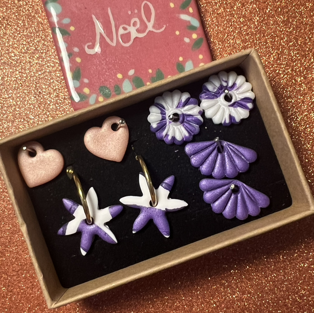 Coffret boucles d’oreilles - Édition Noël 