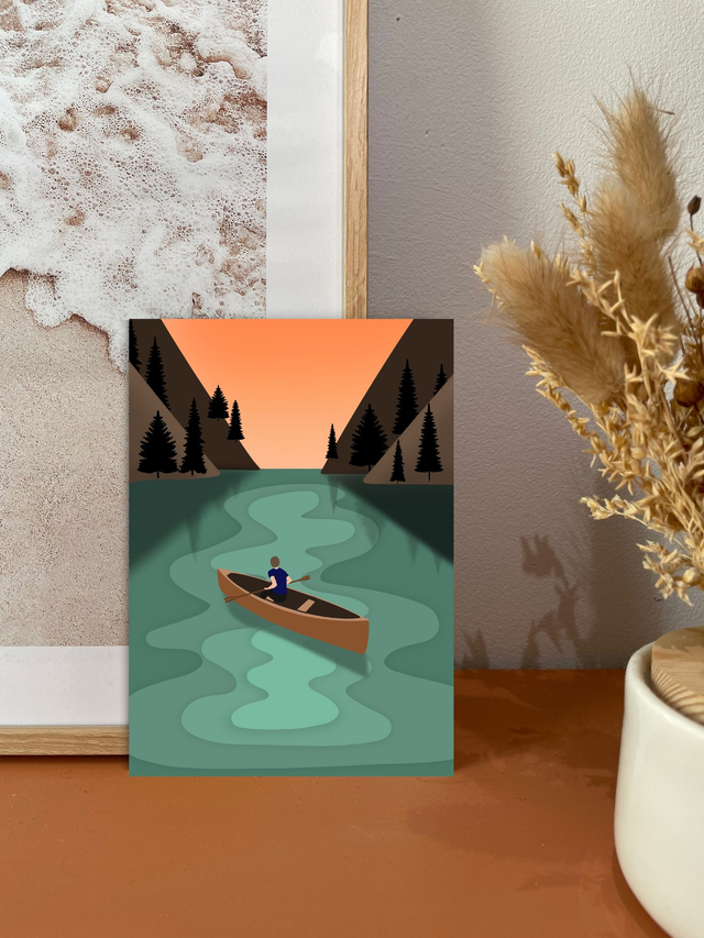 Au grand air - Canoë carte
