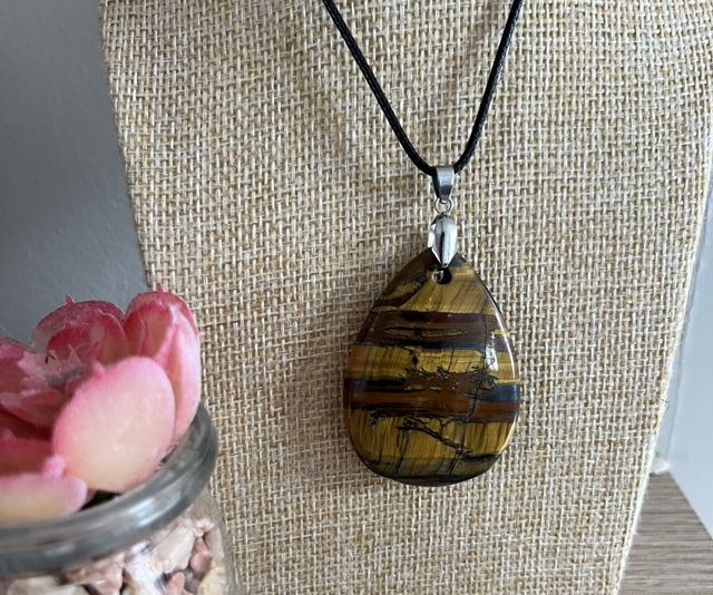 Pendentif Œil de tigre 