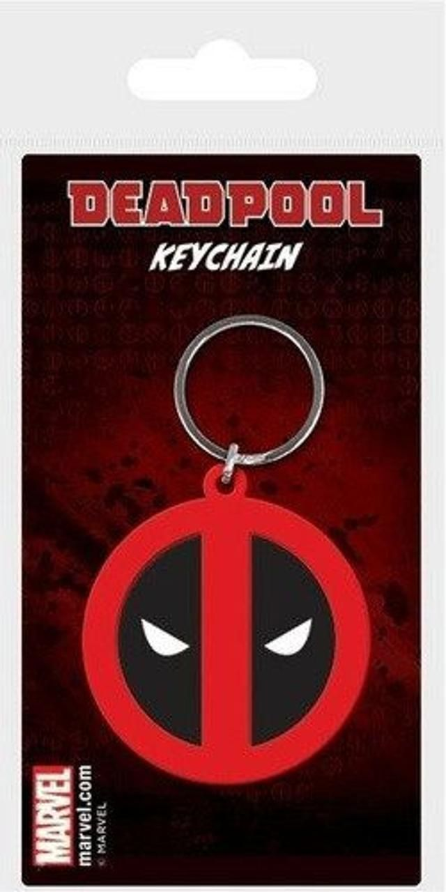 Pyramid International Marvel Comics Rubber Keychain Deadpool Symbol 6 Cm