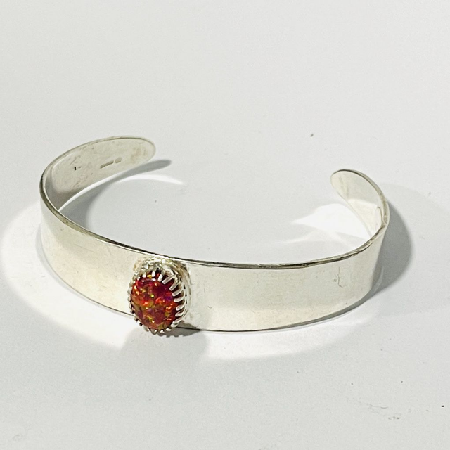 Sterling Silver Cuff Bangle