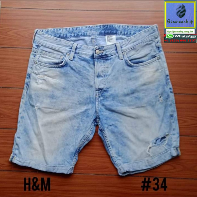 Pantalon Jeans Courte Homme