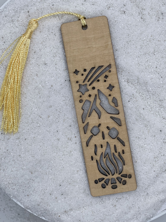 Marque page feux de camp