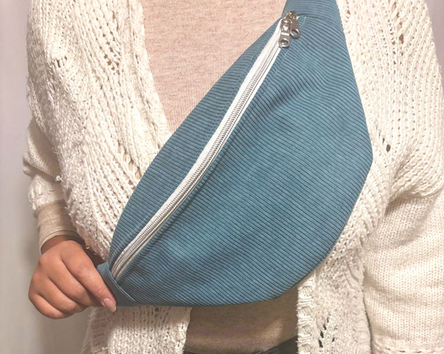 Sac banane Bleu Canard