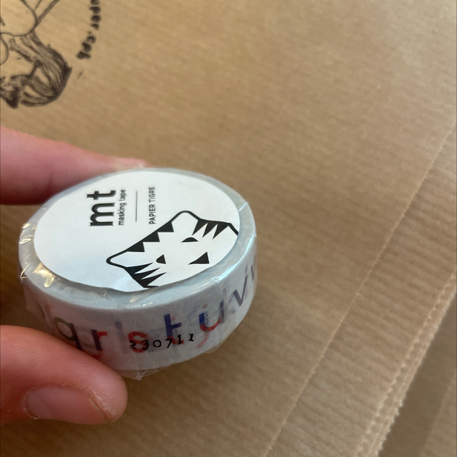 Masking Tape Papier Tigre Letters