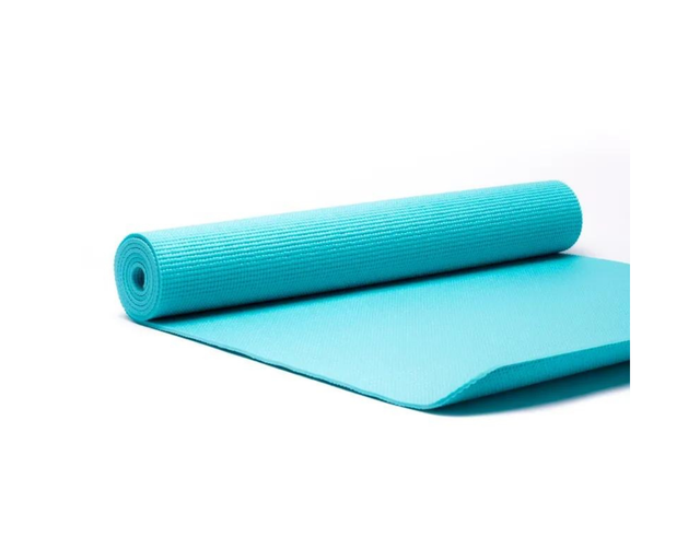 Tapis de yoga turquoise PVC