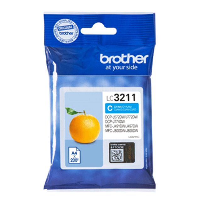  Brother Brother LC-3211C ink cartridge Original Standard Yield Cyan