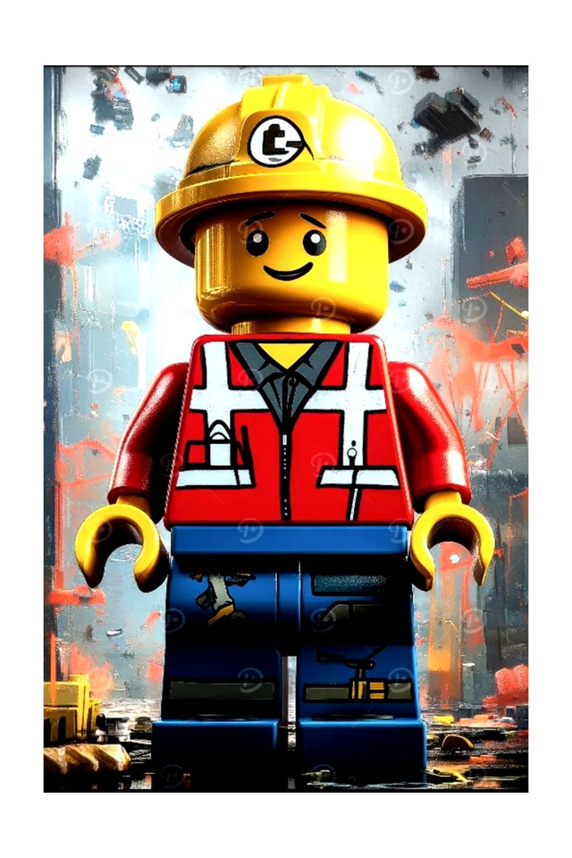 Lego Figures Art Print