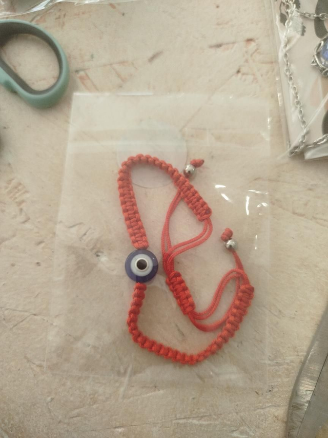Bracelet corde oeil turc 