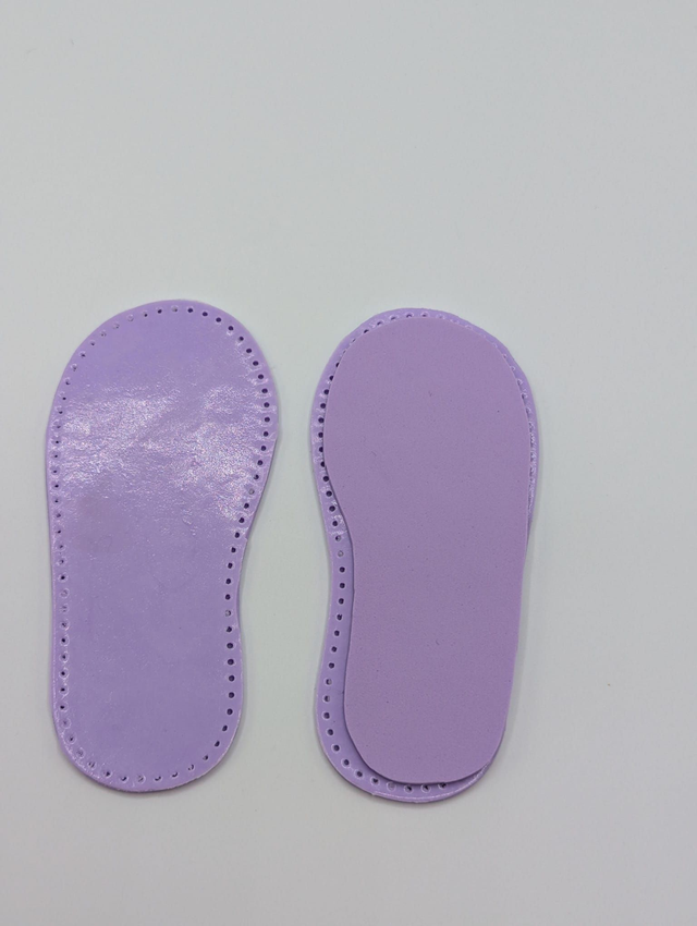 Semelles en plastisol non toxique – Taille 17
