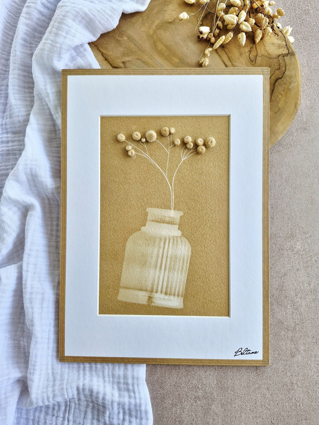 Cyanotype - Éclat de verre #17